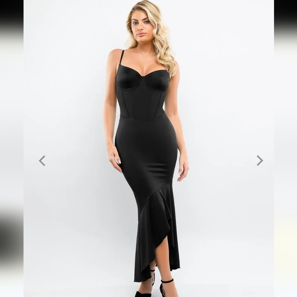 Popilush Dresses & Skirts - Popilush Shapewear Hourglass Corset Mermaid Dress Black NWT XXL